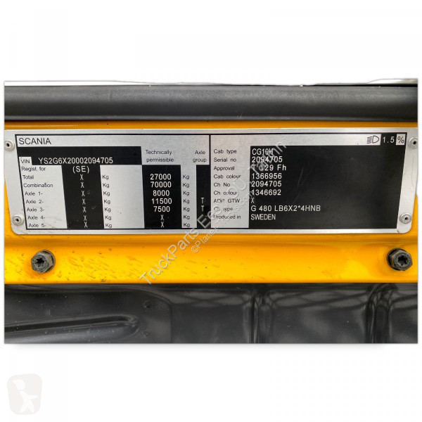 Reservdelar lastbilar Scania G-series (01.04-)