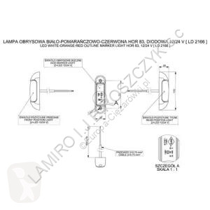 Vrachtwagenonderdelen Universal Phare MARKER...