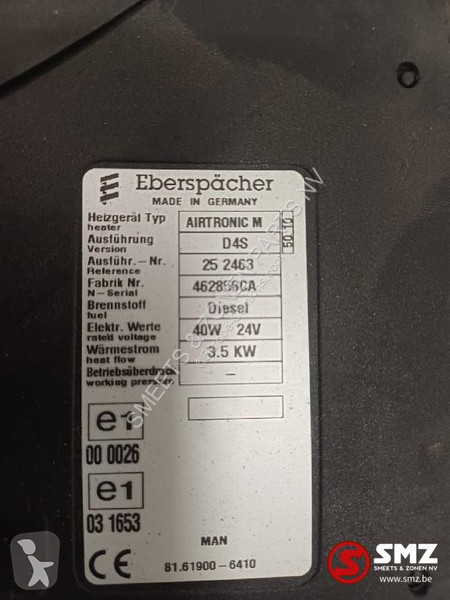 Reservdelar lastbilar MAN Occ standverwarming...