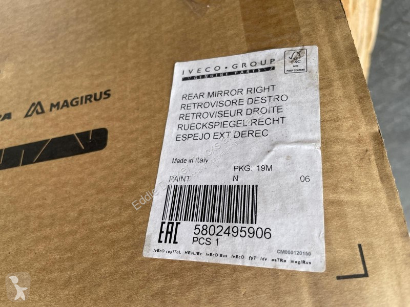 Reservdelar lastbilar Iveco 5802495906 MIRROR...