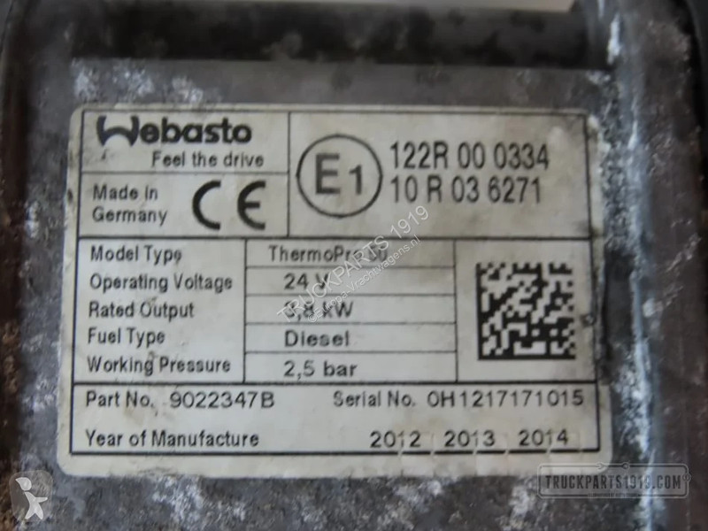 Reservdelar lastbilar Mercedes Heating,...