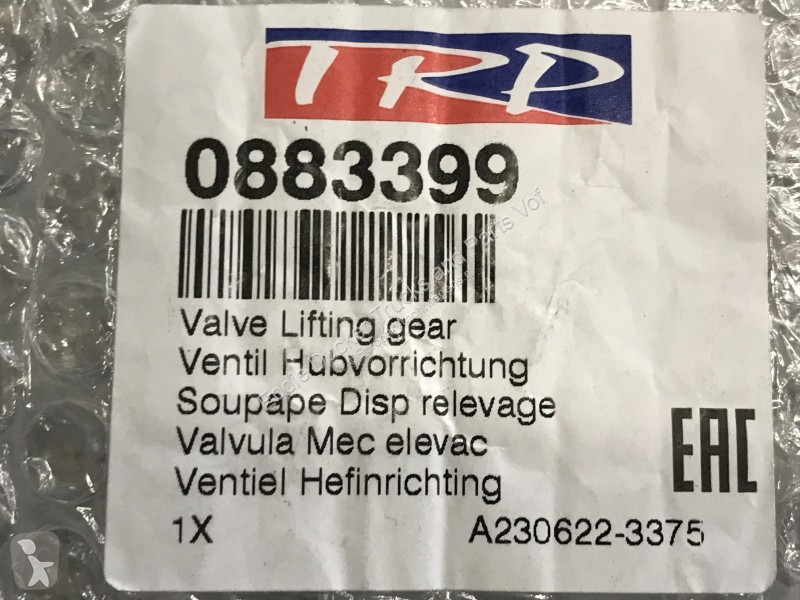 Náhradní díly pro kamiony DAF 0883399 VALVE...
