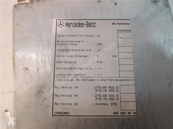 قطع غيار الآليات الثقيلة Mercedes Unité de...