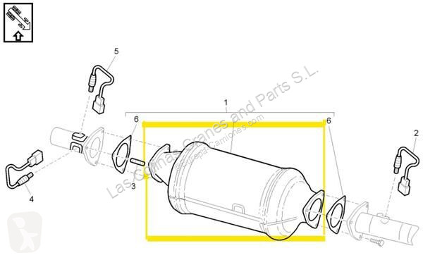 قطع غيار الآليات الثقيلة Nissan Catalyseur...