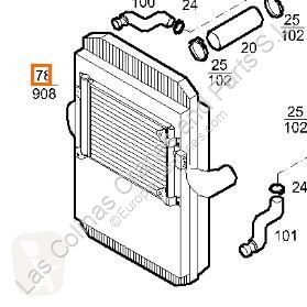 قطع غيار الآليات الثقيلة Iveco Radiateur de...