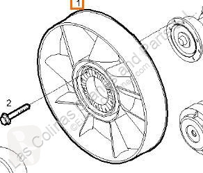 قطع غيار الآليات الثقيلة Iveco Ventilateur de...