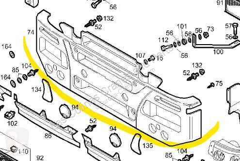 قطع غيار الآليات الثقيلة Iveco Pare-chocs...