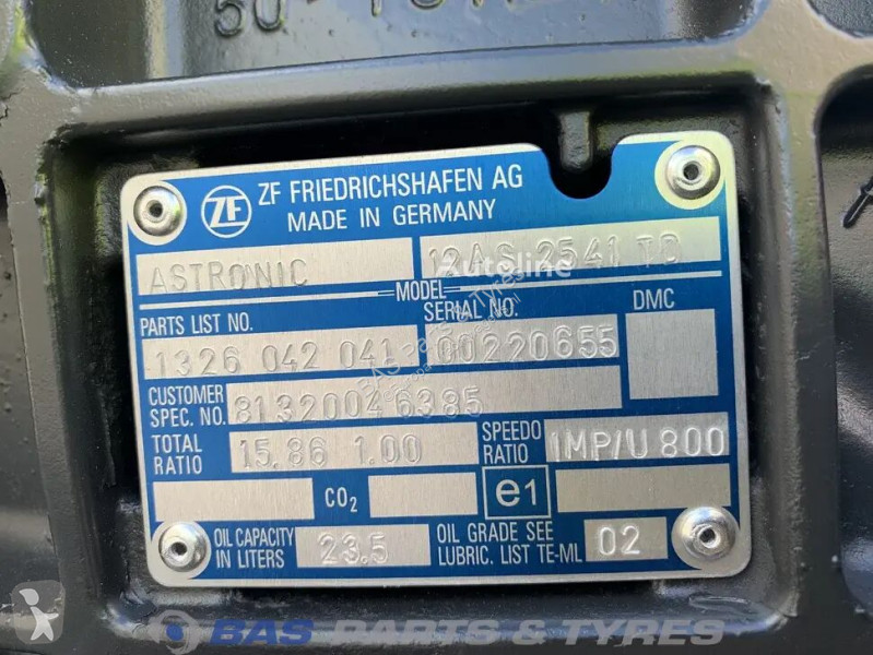 Vrachtwagenonderdelen ZF XF106 DAF 12AS2541 TD...