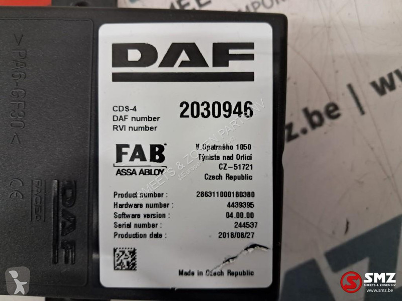 قطع غيار الآليات الثقيلة DAF Occ ECU CDS4...