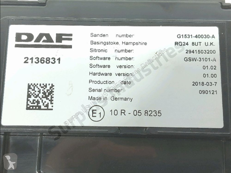 قطع غيار الآليات الثقيلة DAF XF 480