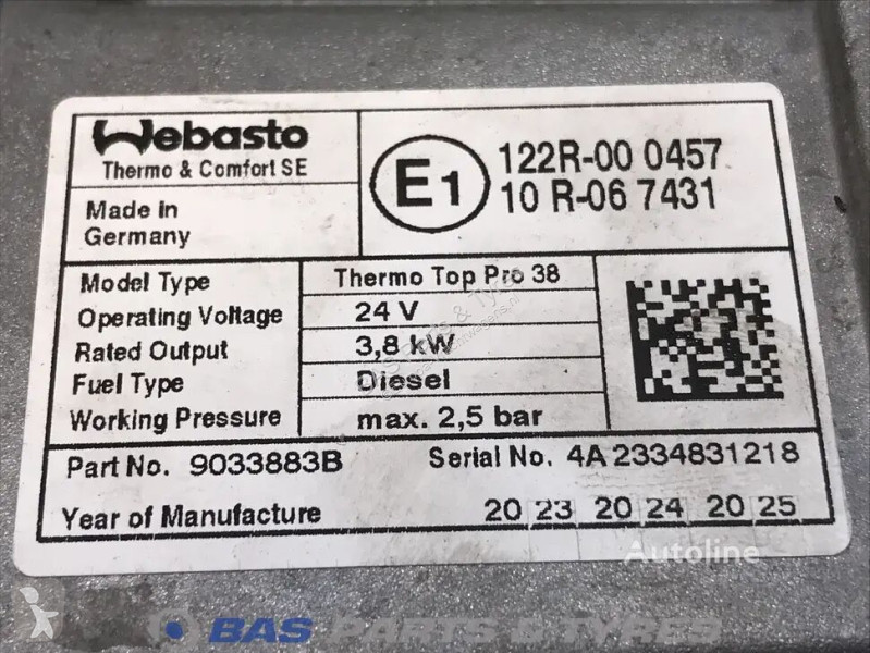 قطع غيار الآليات الثقيلة Webasto Parking heater...