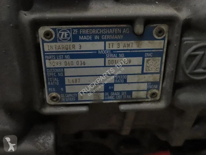 Teherautó-alkatrészek DAF Gearbox & Clutch...