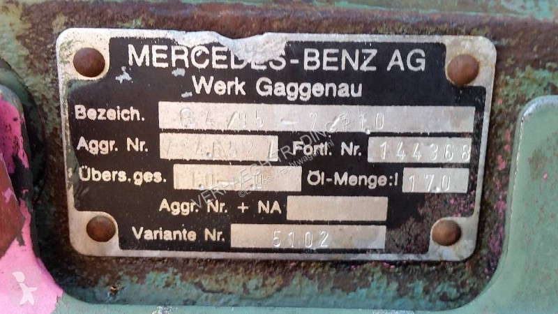 Vrachtwagenonderdelen Mercedes G4.95-7.110
