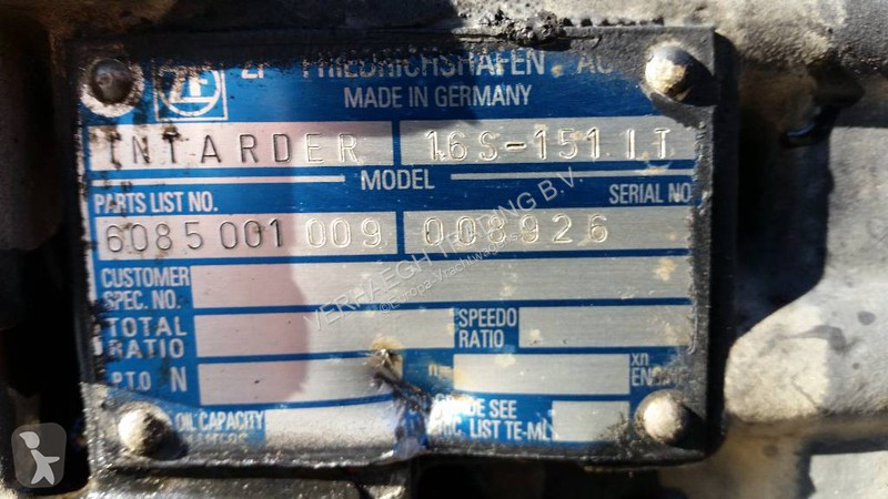 Piese camioane ZF ecosplit 16S151IT