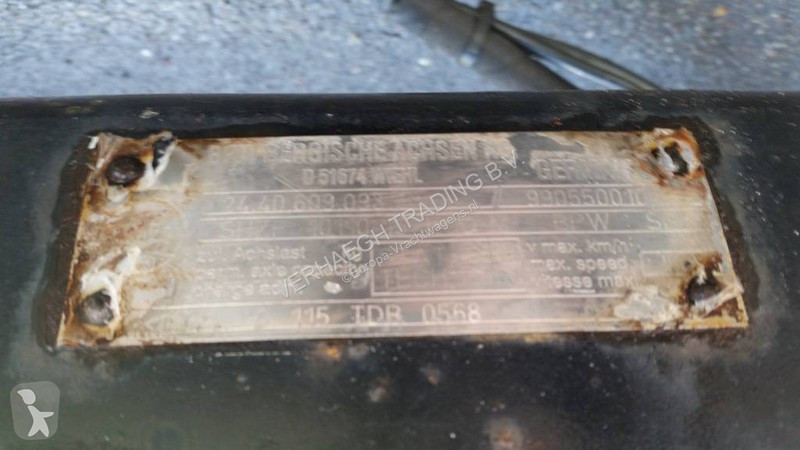 Reservdelar lastbilar BPW ECO TRAILER AXLES