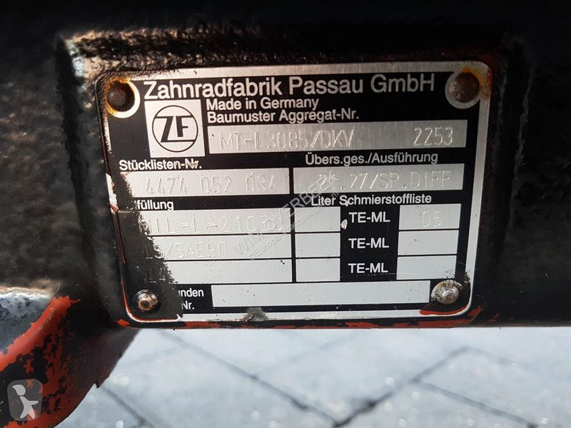 قطع غيار الأشغال العمومية ZF MT-L3085/DKV -...