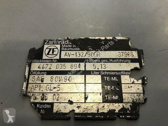Peças pesados MAN 81.35003-7631 WHEEL HUB ZF...