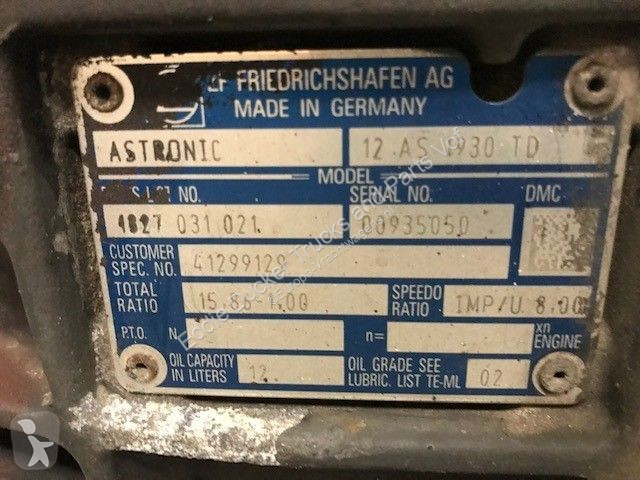 Reservdelar lastbilar Iveco 41299129 ZF...