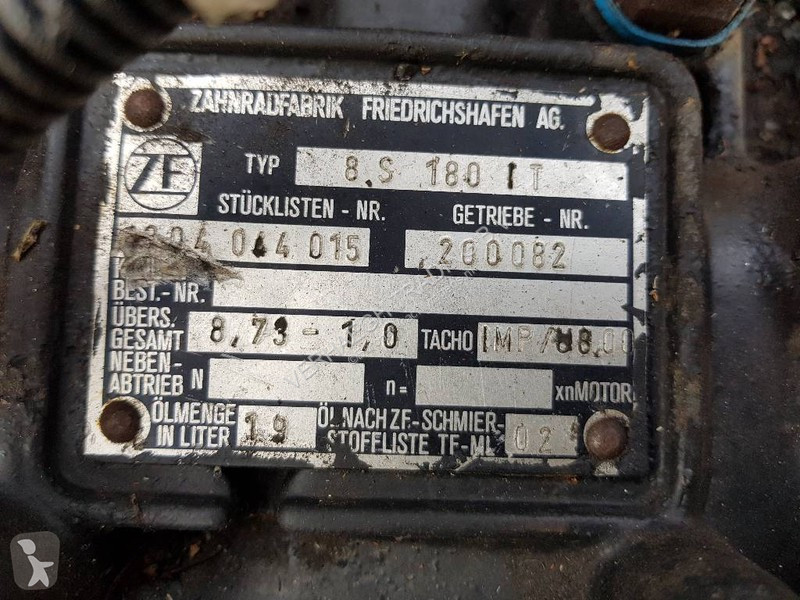 Reservdelar lastbilar ZF 8 S 180 IT