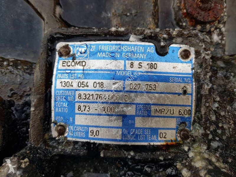 Запчасти для грузовика ZF Ecomid 8 S180