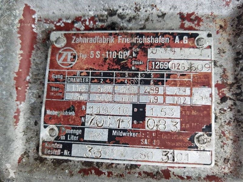 Piese camioane ZF 5S-110GP
