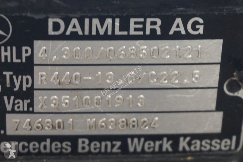 Reservdelar lastbilar Mercedes R440-13A/C22.5...