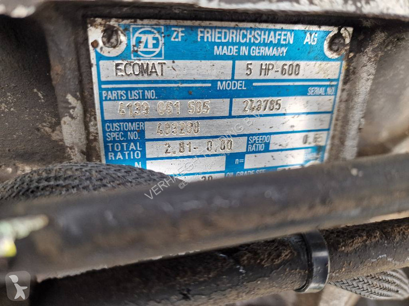 Teherautó-alkatrészek ZF ECOMAT 5HP - 600