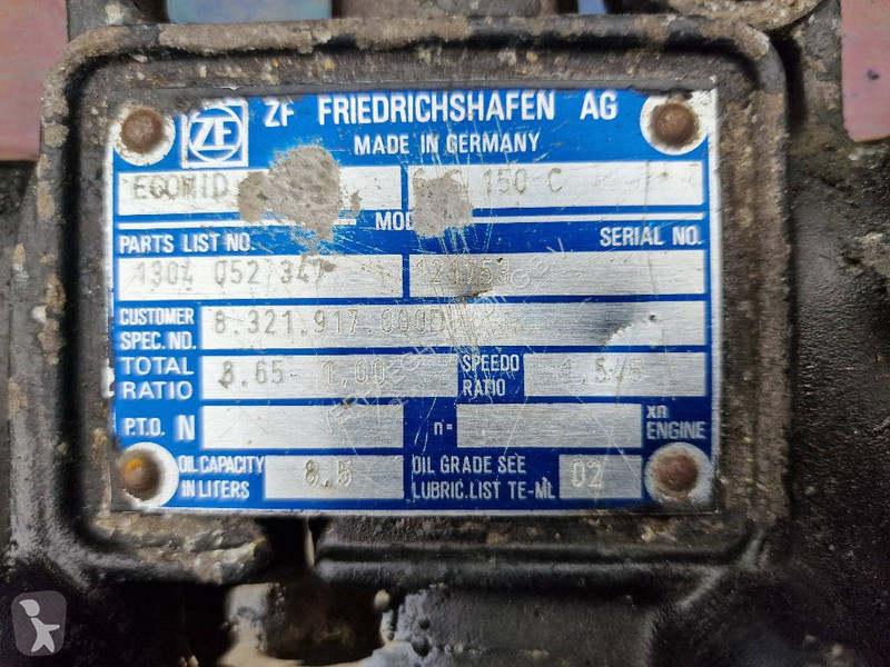 Reservdelar lastbilar ZF ECOMID 6 S 150 C