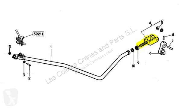 Peças pesados Renault Fourchette d'embrayage...