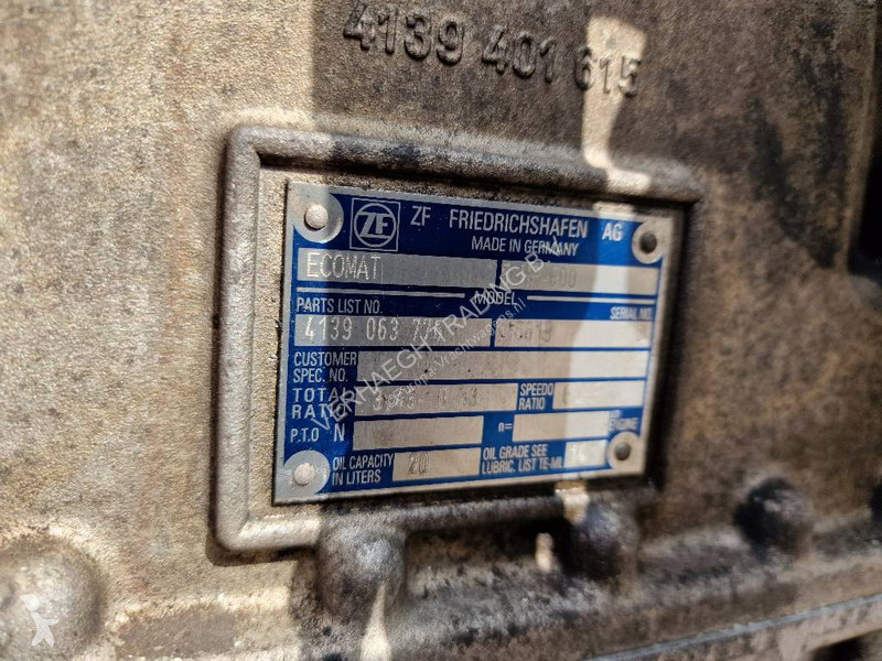 قطع غيار الآليات الثقيلة ZF Ecomat 5 HP 600