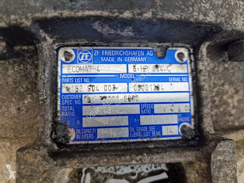 Reservdelar lastbilar ZF Ecomat 4 6 HP 504 C