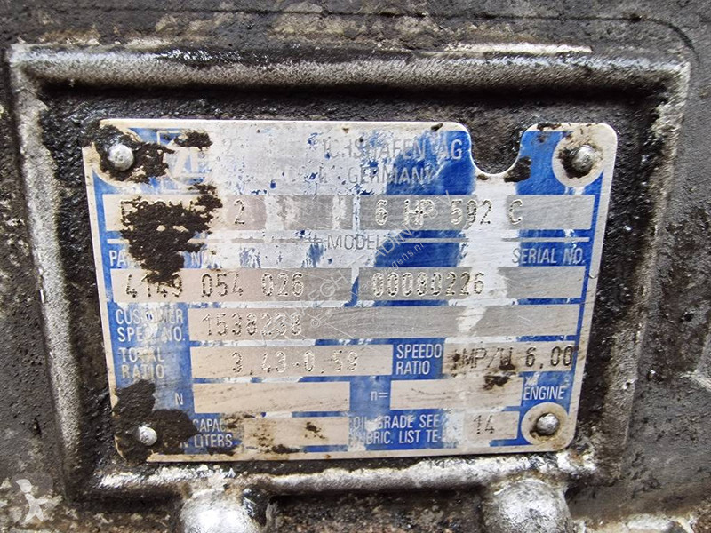 Vrachtwagenonderdelen ZF Ecomat 2 6 HP 592C
