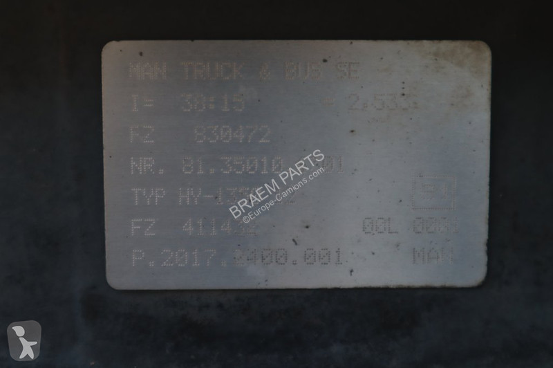 Reservdelar lastbilar MAN HY-1350-15 38/15