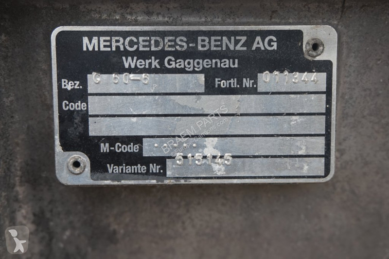 Reservdelar lastbilar Mercedes G6-60 VARIO
