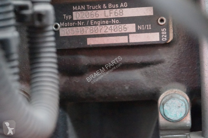 Reservdelar lastbilar MAN D2066L68 EURO6 320PS