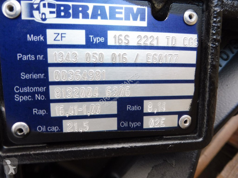 Vrachtwagenonderdelen ZF 16S2221TD+IT