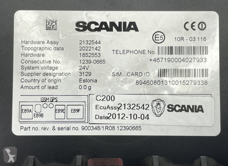 Reservdelar lastbilar Scania G-Series (01.09-)