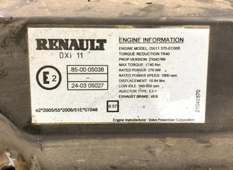 Reservdelar lastbilar Renault TRUCKS 2 (01.05-)