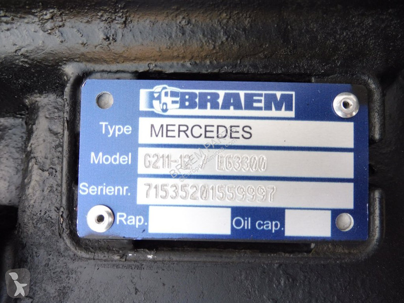 Náhradní díly pro kamiony Mercedes G211-12L MP4...