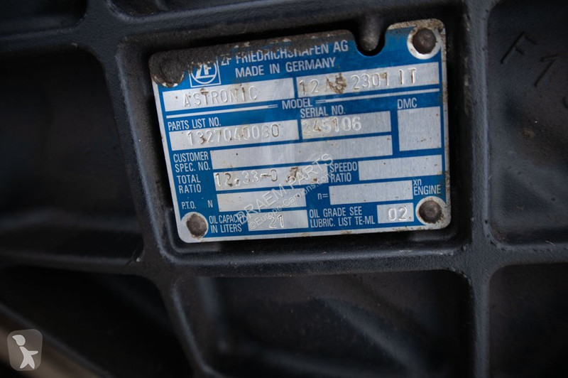 Vrachtwagenonderdelen ZF 12AS23331OD+INT...