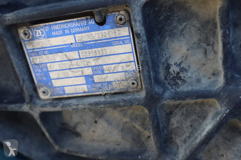 Reservdelar lastbilar ZF 12AS2301OD+INT...