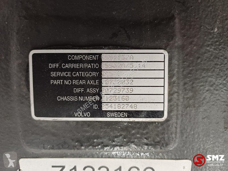 Reservdelar lastbilar Volvo Occ differentiëel...