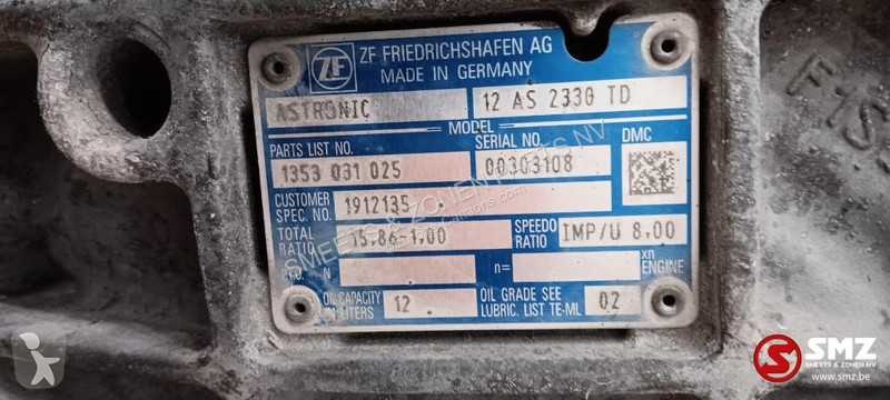 Reservdelar lastbilar DAF Occ versnellingsbak...