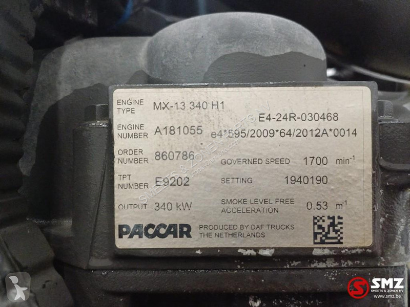 Reservedele til lastbil DAF Occ motor MX13...