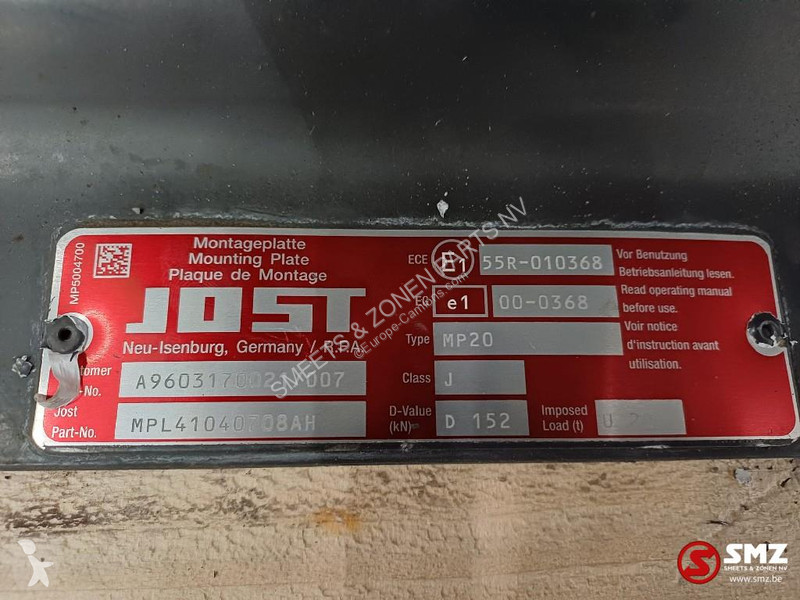 Reservdelar lastbilar Jost Occ koppelschotel +...