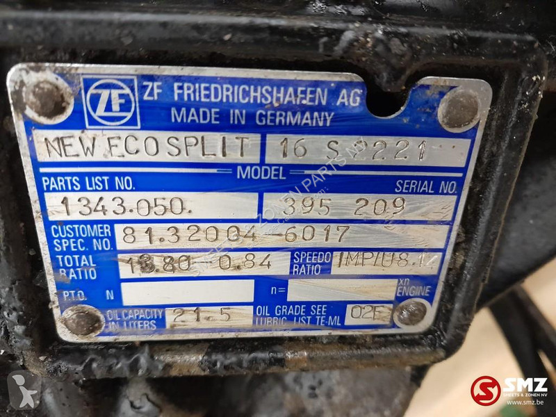 Reservdelar lastbilar MAN Occ versnellingsbak +...