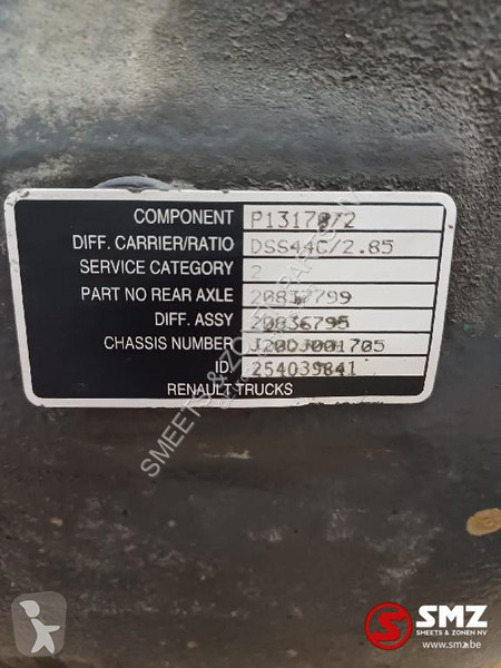 Reservdelar lastbilar Renault Occ aandrijfas...