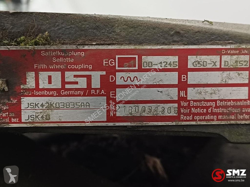 Vrachtwagenonderdelen Jost Occ koppelschotel...
