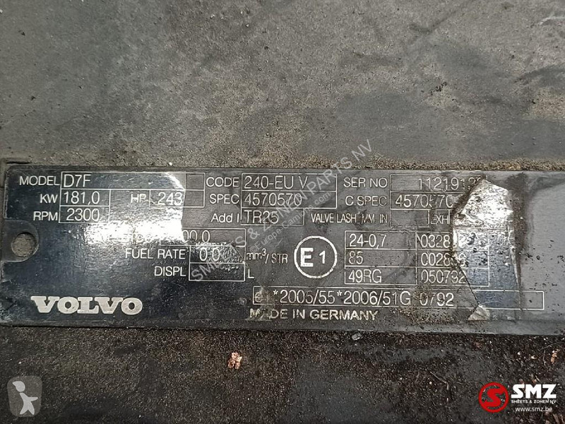 Náhradní díly pro kamiony Volvo Occ motor D7F...