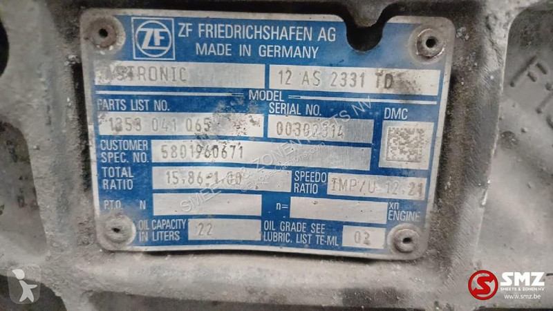 Reservdelar lastbilar Iveco Occ versnellingsbak...